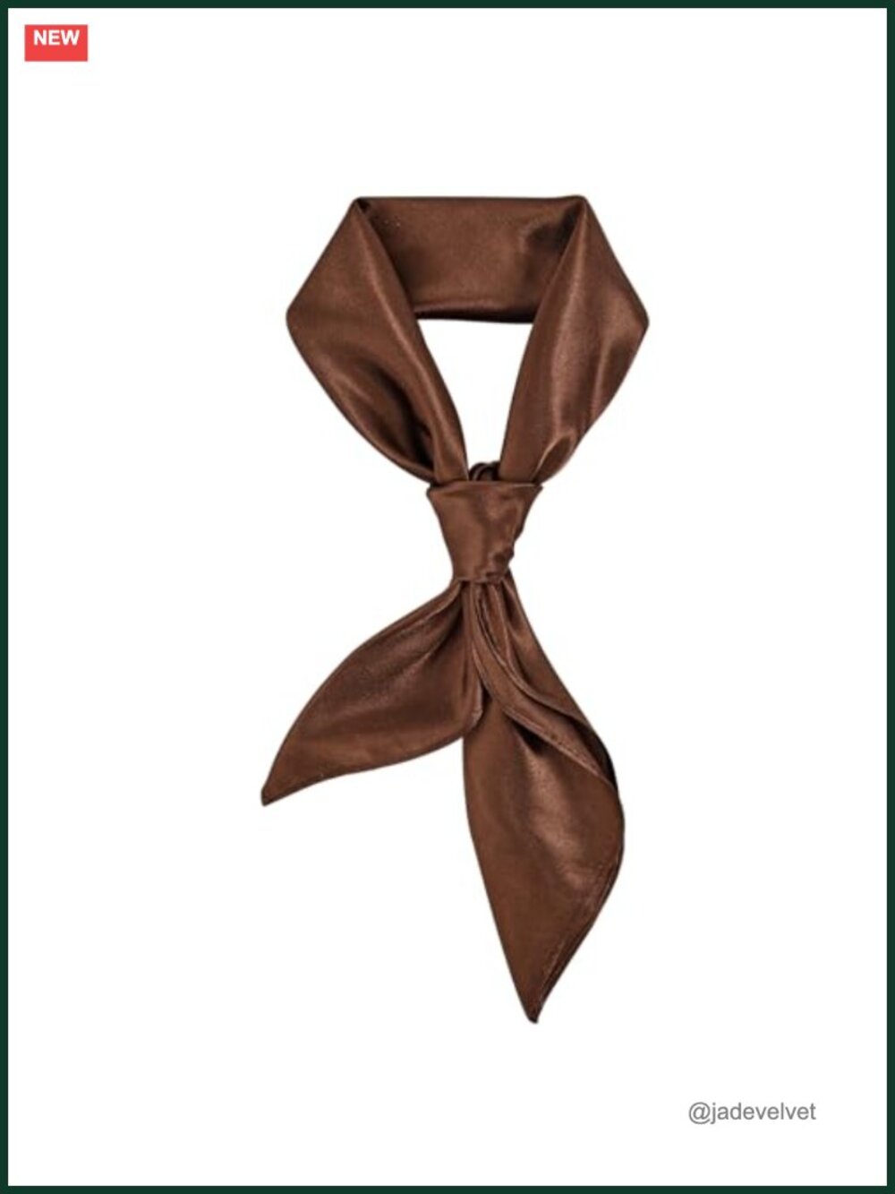 Silk Feeling Satin Square Scarf for Women Versatile Neckerchief